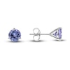 Thumbnail Image 1 of Natural Tanzanite Stud Earrings 14K White Gold