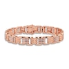 Thumbnail Image 1 of Men's Diamond Bracelet 1 ct tw 14K Rose Gold 8.5"