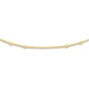 Thumbnail Image 2 of Square Bead Saturn Choker Necklace 14K Yellow Gold 13" Adj.