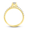 Thumbnail Image 2 of Diamond Bridal Set 1 ct tw Round 14K Yellow Gold