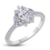 Thumbnail Image 2 of Diamond Engagement Ring 1 ct tw Marquise/Round 14K White Gold