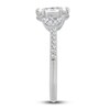 Thumbnail Image 4 of Diamond Engagement Ring 1 ct tw Marquise/Round 14K White Gold