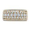 Vera Wang WISH Diamond Wedding Band 2 ct tw Round 18K Yellow Gold