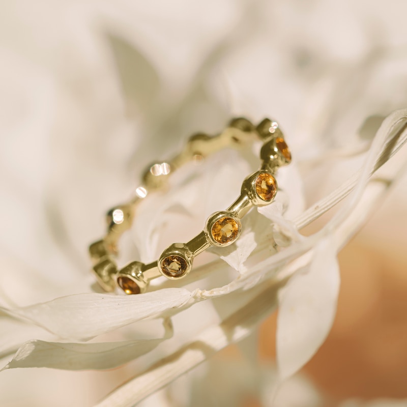 Main Image 4 of Juliette Maison Natural Emerald 10K Yellow Gold