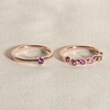 Thumbnail Image 4 of Juliette Maison Natural Ruby & Natural Pink Tourmaline Ring 10K Yellow Gold