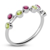 Thumbnail Image 2 of Juliette Maison Natural Peridot & Natural Rhodolite Garnet Ring 10K White Gold