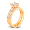 Thumbnail Image 2 of Diamond Bridal Set 1 ct tw Princess/Round 14K Yellow Gold