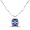 Thumbnail Image 1 of Juliette Maison Natural Blue Sapphire Pendant Necklace 10K White Gold