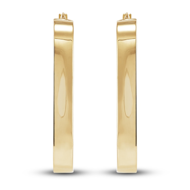 Main Image 2 of Large Hoop Earrings 10K Yellow Gold 39mm
