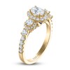 Thumbnail Image 2 of Vera Wang WISH Diamond Engagement Ring  1-1/4 ct tw Oval/Round 14K Yellow Gold