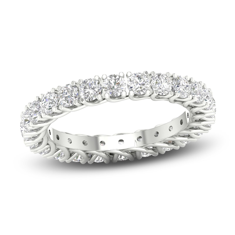 Main Image 1 of Diamond Eternity Band 2 ct tw Round 14K White Gold