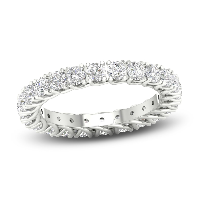 Diamond Eternity Band 2 ct tw Round 14K White Gold