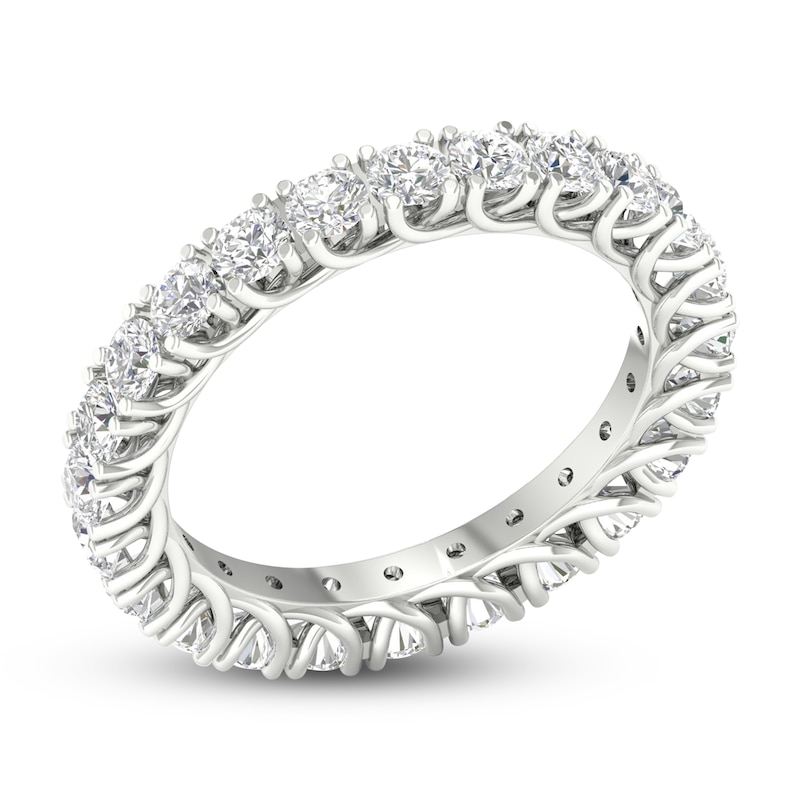 Main Image 2 of Diamond Eternity Band 2 ct tw Round 14K White Gold