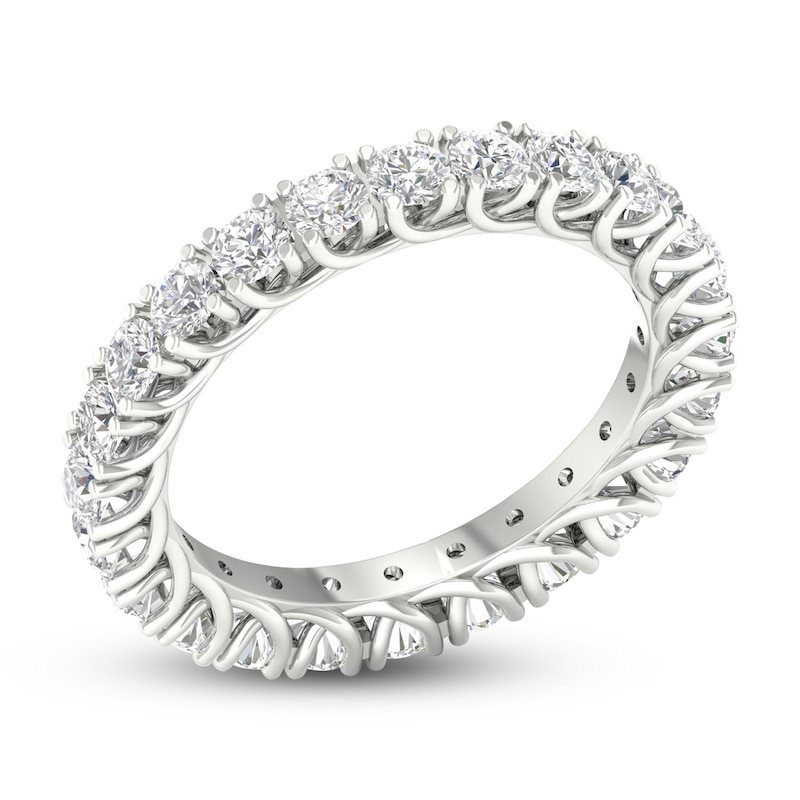 Diamond Eternity Band 2 ct tw Round 14K White Gold