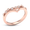 Thumbnail Image 2 of Diamond Milgrain Wedding Band 1/10 ct tw Round 14K Rose Gold