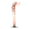 Thumbnail Image 3 of Diamond Milgrain Wedding Band 1/10 ct tw Round 14K Rose Gold