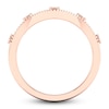 Thumbnail Image 4 of Diamond Milgrain Wedding Band 1/10 ct tw Round 14K Rose Gold