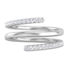 Thumbnail Image 3 of Diamond Spiral Wrap Ring 1/5 ct tw Round 14K White Gold