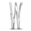 Thumbnail Image 4 of Diamond Spiral Wrap Ring 1/5 ct tw Round 14K White Gold