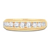 Thumbnail Image 3 of Men's Diamond Wedding Band 1 ct tw Round 14K Yellow Gold