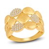 Thumbnail Image 1 of Diamond Pave Ring 1/4 ct tw Round 14K Yellow Gold
