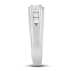 Thumbnail Image 2 of Men's Diamond Anniversary Band 1/2 ct tw Round 14K White Gold
