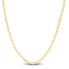 Thumbnail Image 1 of Men's Solid Diamond-Cut Rope Chain Necklace 14K Yellow Gold 22" 5.0mm