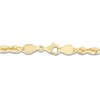 Thumbnail Image 3 of Men's Solid Diamond-Cut Rope Chain Necklace 14K Yellow Gold 22" 5.0mm