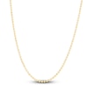 Thumbnail Image 1 of Solid Beaded Chain Necklace 14K Yellow Gold 18" 2.5mm