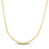 Thumbnail Image 0 of Solid Herringbone Chain Necklace 14K Yellow Gold 20" 4.6mm