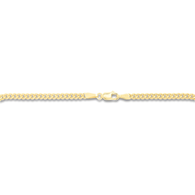 Main Image 2 of Hollow Gourmette Chain Necklace 14K Yellow Gold 30" 2.8mm