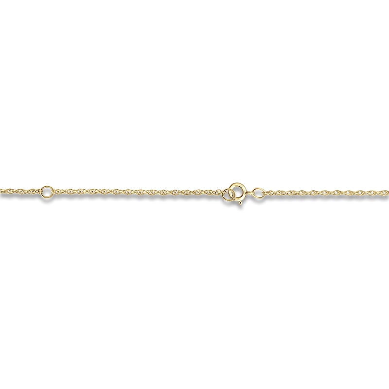 Main Image 3 of Men's High-Polish Personalizes Graduation Pendant Necklace 14K Yellow Gold 22"