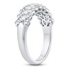Thumbnail Image 2 of Diamond Multi-Row Ring 1-1/2 ct tw 14K White Gold