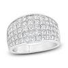 Thumbnail Image 1 of Princess-Cut Diamond Ring 3 ct tw 14K White Gold