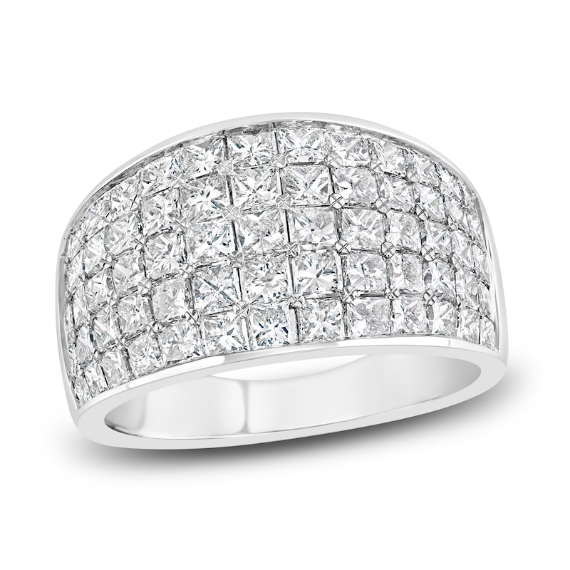 Main Image 1 of Princess-Cut Diamond Ring 3 ct tw 14K White Gold