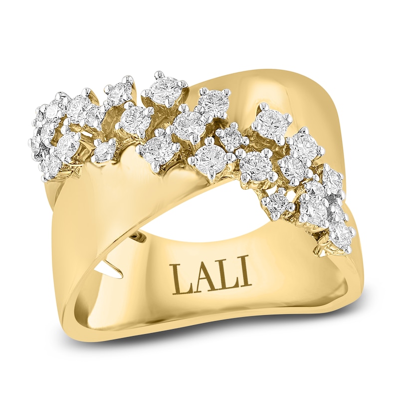 LALI Jewels Diamond Ring 5/8 ct tw 14K Yellow Gold