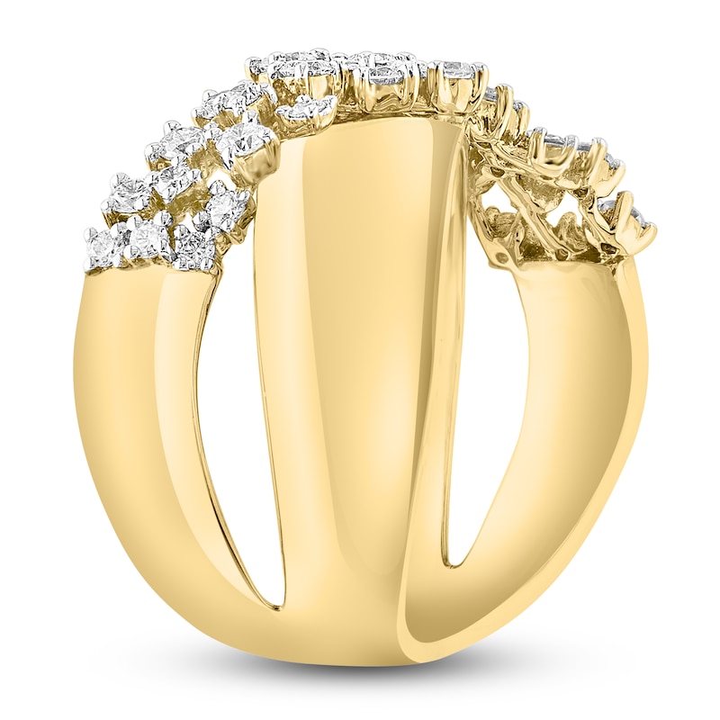 LALI Jewels Diamond Ring 5/8 ct tw 14K Yellow Gold