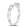 Thumbnail Image 2 of Pnina Tornai Freshwater Cultured Pearl & Diamond Anniversary Band 1/6 ct tw 14K White Gold