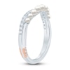 Thumbnail Image 1 of Pnina Tornai Freshwater Cultured Pearl & Diamond Anniversary Band 1/6 ct tw 14K White Gold