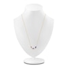 Thumbnail Image 4 of Kallati Pear-Shaped Natural Tanzanite & Diamond Necklace 1/20 ct tw Round 14K Yellow Gold 18"