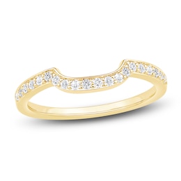 Diamond Wedding Band 1/5 ct tw 14K Yellow Gold