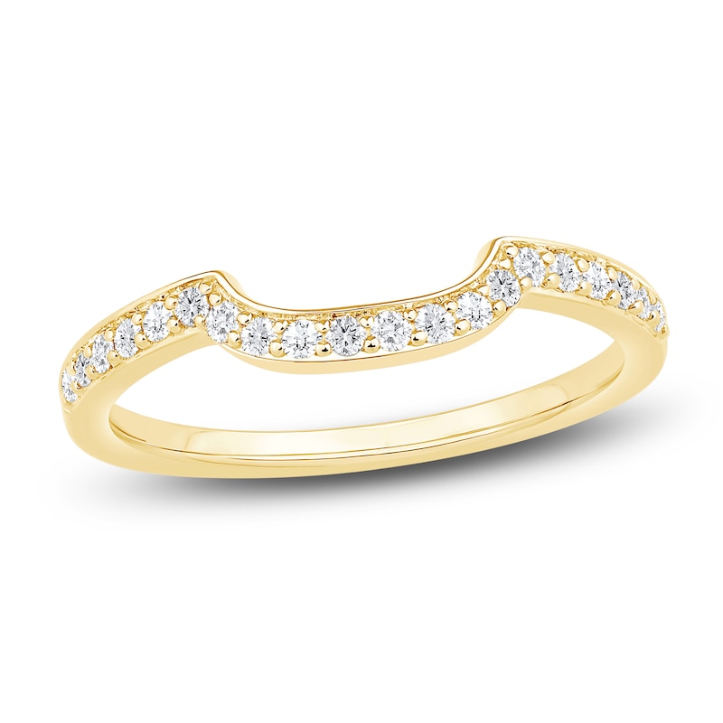 Main Image 1 of Diamond Wedding Band 1/5 ct tw 14K Yellow Gold