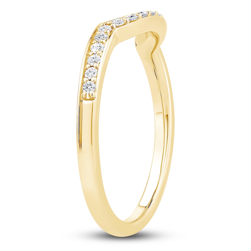 Diamond Wedding Band 1/5 ct tw 14K Yellow Gold