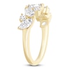 Thumbnail Image 2 of Marquise & Round-Cut Lab-Grown Diamond Ring 1-1/2 ct tw 14K Yellow Gold