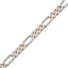 Thumbnail Image 2 of Men's Diamond Figaro Chain Bracelet 3/4 ct tw 10K Yellow Gold 8.25"