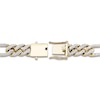 Thumbnail Image 3 of Men's Diamond Figaro Chain Bracelet 3/4 ct tw 10K Yellow Gold 8.25"