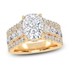 Thumbnail Image 1 of Elongated Cushion-Cut Created By Jared Studio Lab-Grown Diamond Engagement Ring 3-3/4 ct tw 14K Yellow Gold