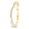 Thumbnail Image 2 of Pnina Tornai Pear, Marquise & Round-Cut Diamond Contour Wedding Band 1/3 ct tw 14K Yellow Gold