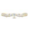 Thumbnail Image 3 of Pnina Tornai Pear, Marquise & Round-Cut Diamond Contour Wedding Band 1/3 ct tw 14K Yellow Gold