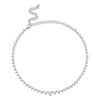 Thumbnail Image 1 of Shy Creation Diamond Graduated Triangle Necklace 3-7/8 ct tw 14K White Gold 18" SC55023099